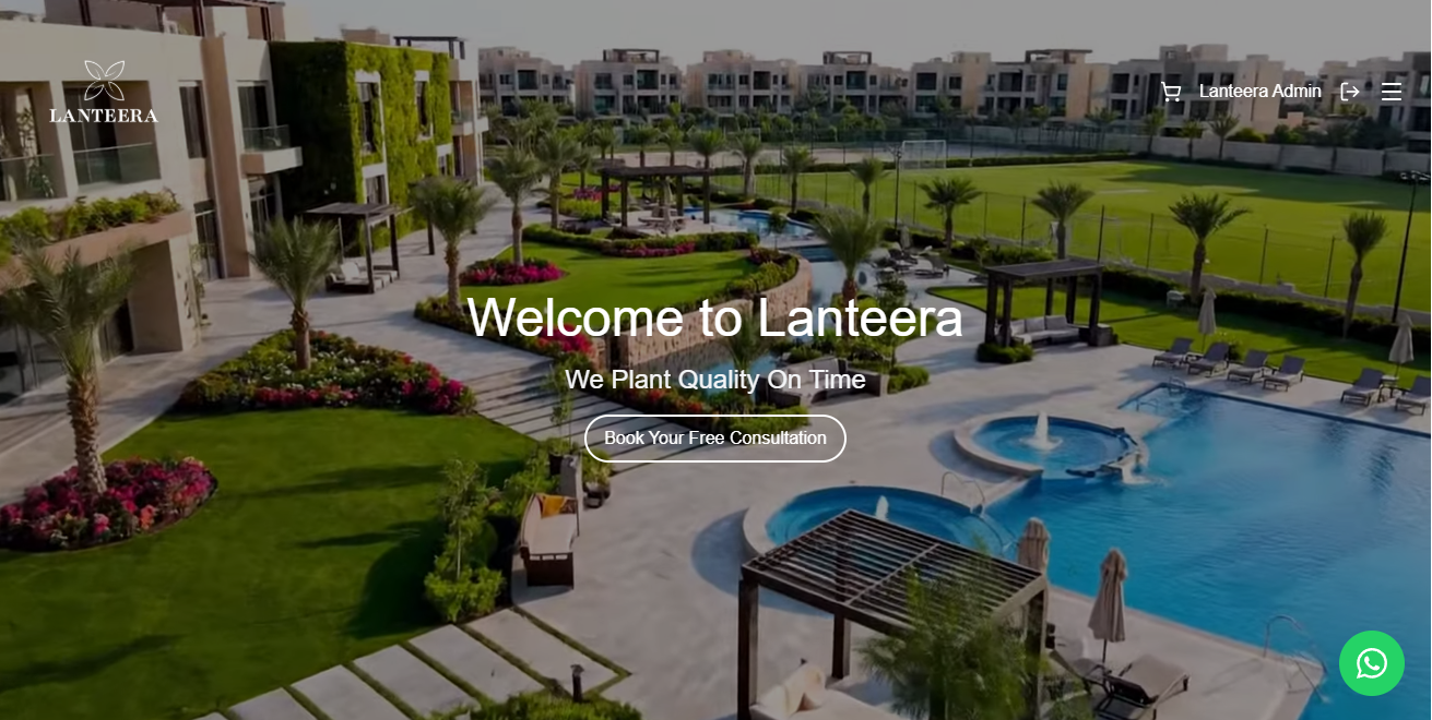 Lanteera — Landscaping Website